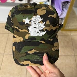 LRG Camouflage Kids Cap with White Embroidery